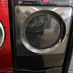 KENMORE ELITE FRONT LOAD DRYER WITH PEDESTAL