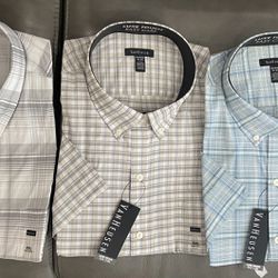 Men’s Short Sleeved Shirts Set Of 3 NEW $15