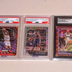 PSA + SGC Graded NBA Cards Prizm NBA Hoops 🔥