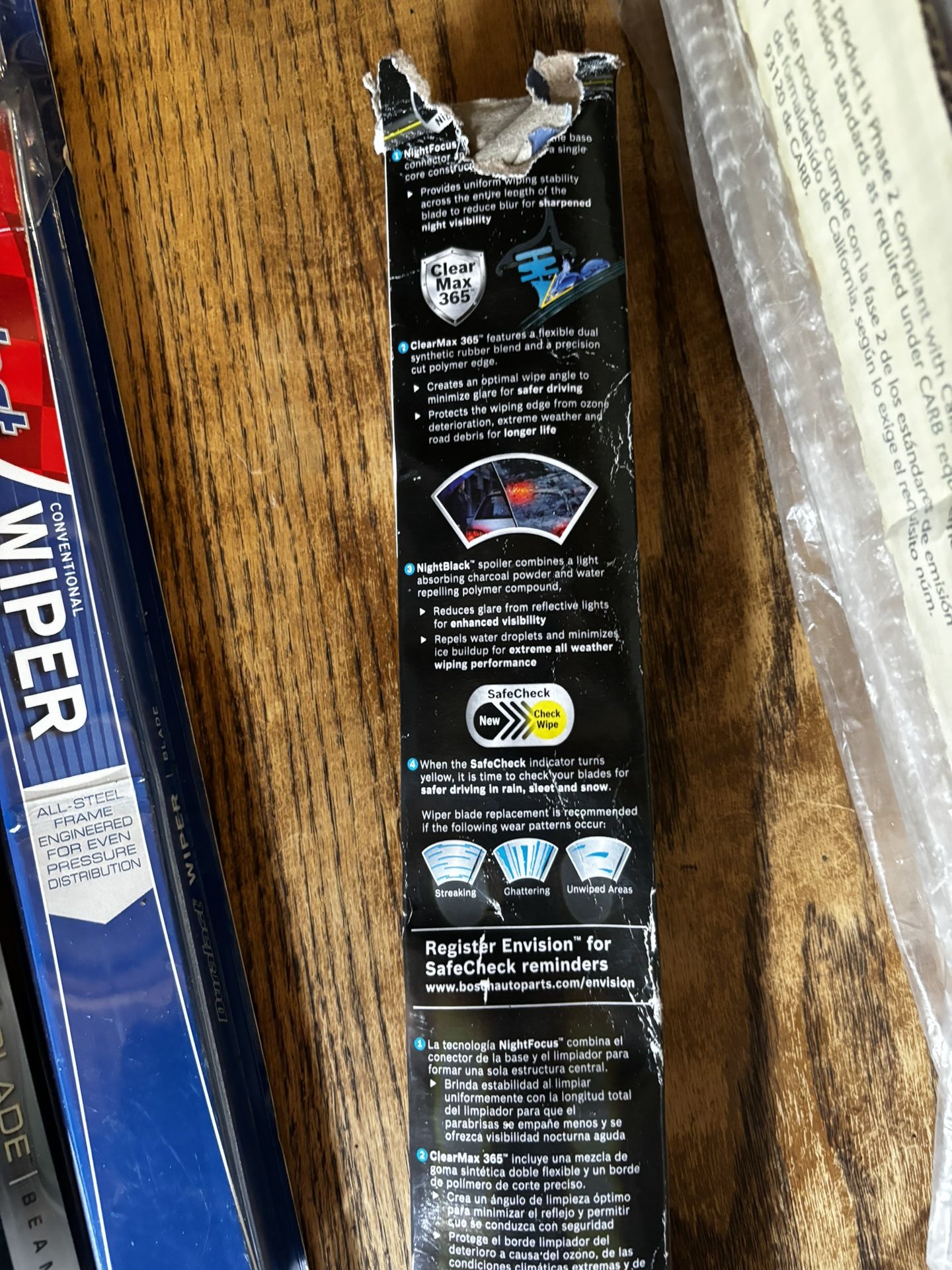 Windshield wipers belts ball hitches