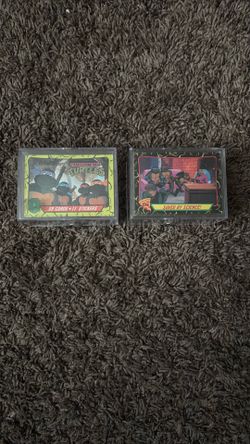 Topps collectible ninja turltle cards