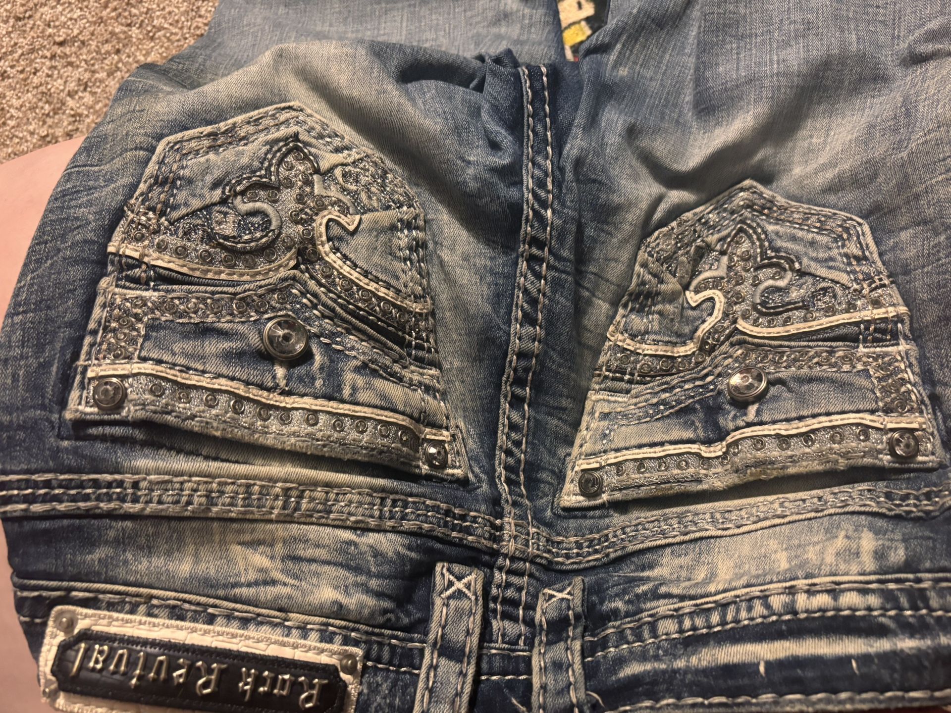 rock revival jeans