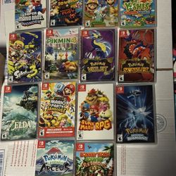 Nintendo Switch Games Sealed