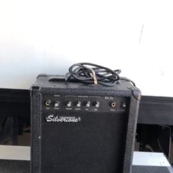Vintage Bass Guitar Amp Silvertone BA Xs 26W Amplifier 