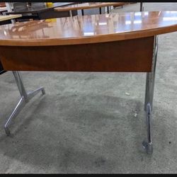 Gunlocke Solid Wood Office Desks Conference Tables  Adjustable Height Training Classrooms Tables 