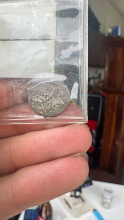 Pirate wreck Spanish Colonial Silver Cob Coin
