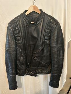 Wilson’s Vintage Motorcycle Jacket Size 42 Medium 