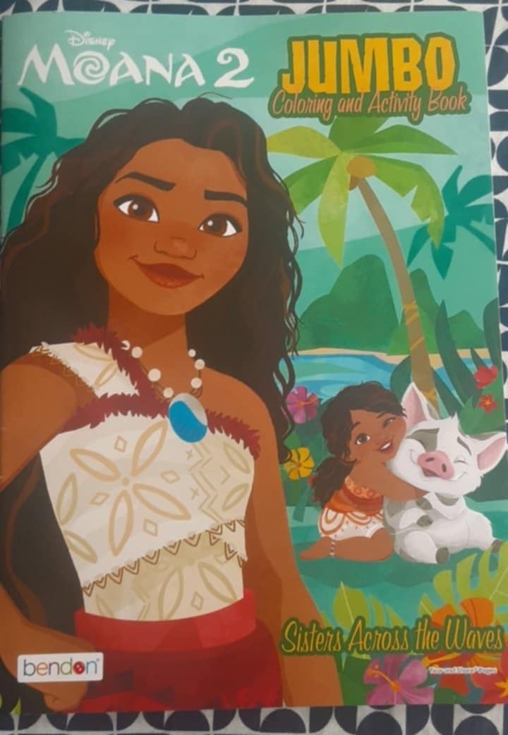 New Moana 2 Coloring And Activity Book