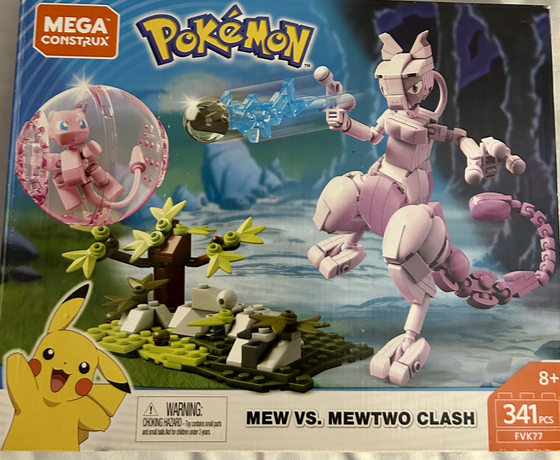 MEGA CONSTRUX POKÉMON MEWTWO VS. MEW BUILDING SET