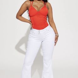 $10 Fashion Nova White Flare Pants