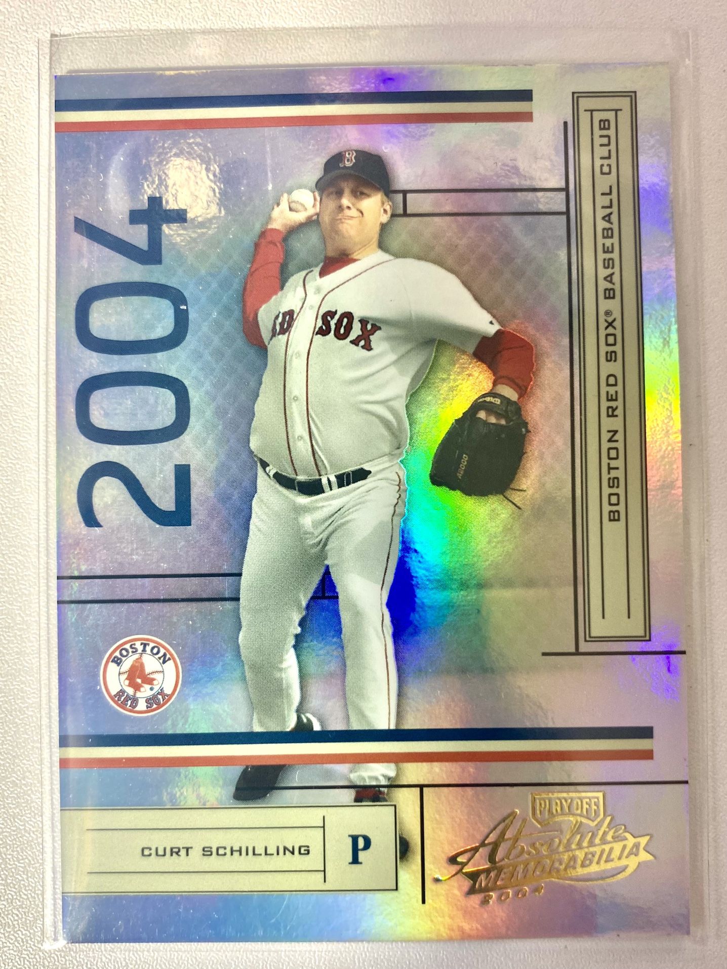 Curt Schilling 2004 Playoff Absolute Memorabilia Foil /1349 Card