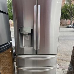 🍂REFRIGERATOR LG 4 DOORS🍂✔️STAINLESS STEEL✔️🆓️FREE DELIVERY🆓️