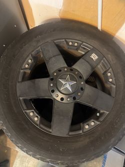 3 Rockstar 20” Rims with Winter Tires
