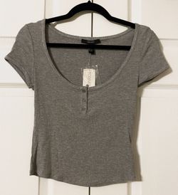 Forever 21 Low Cut Crop Top
