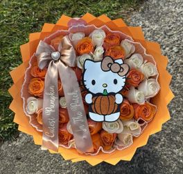 Hello Kitty Halloween Rose Bouquet