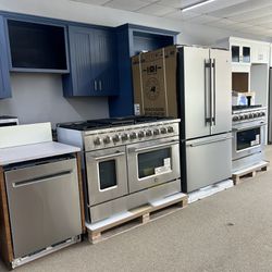 Brama Kitchen Set Range & Refrigerator Dishwasher Package