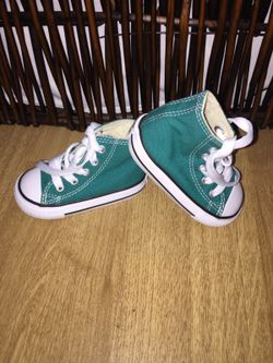 Green high top Converse