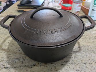Cast iron dutch oven