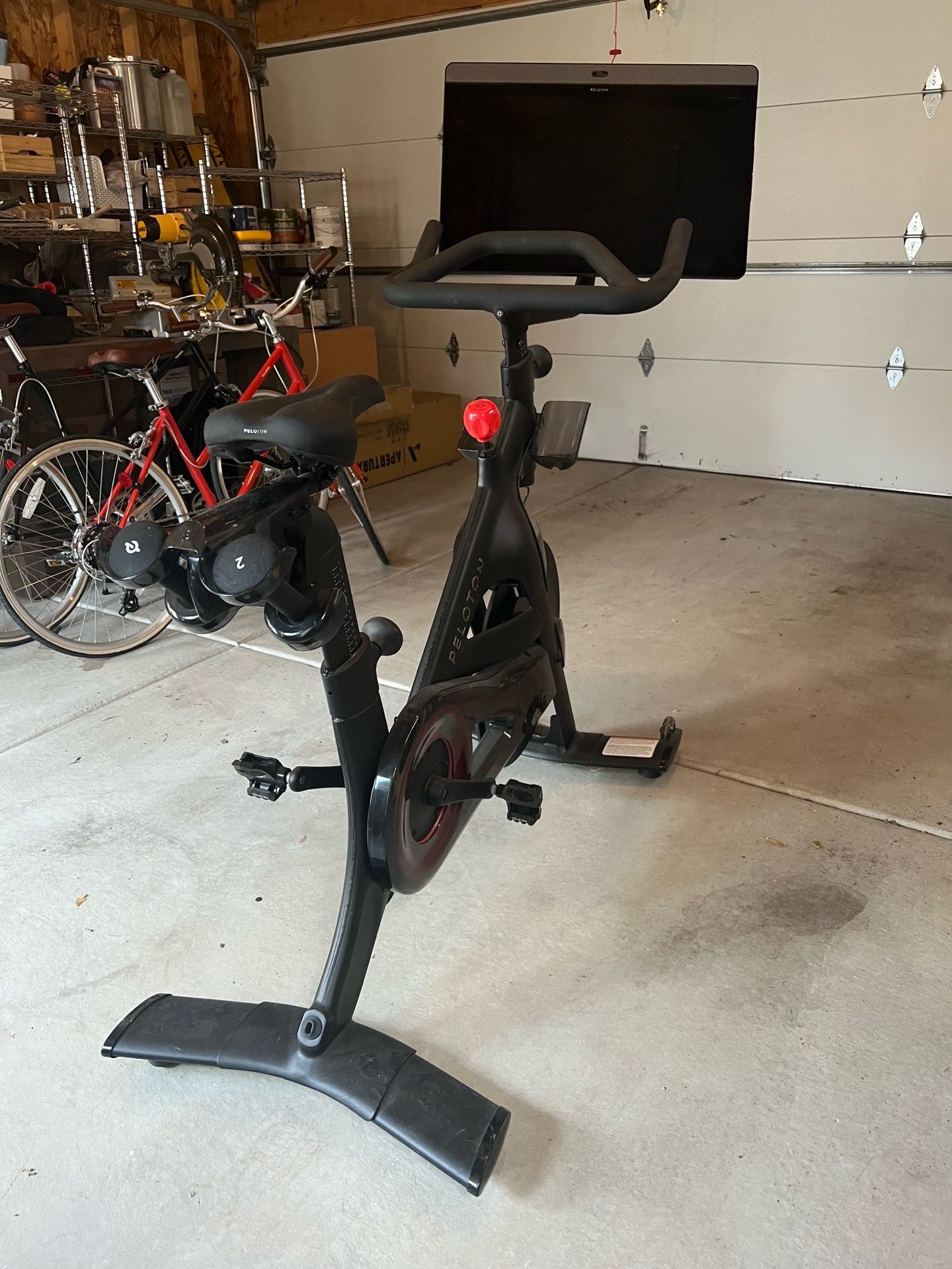 Pelaton Bike+ and accessories