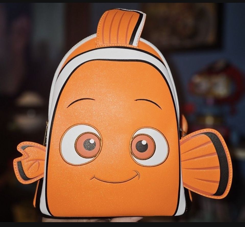 NWT Finding Nemo Clownfish Mini Backpack