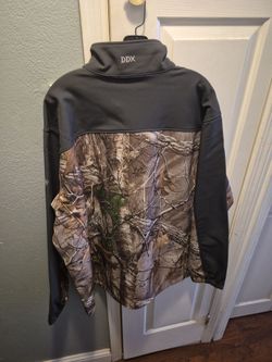 DDX Realtree Camo Softshell Jacket with john deere logo
