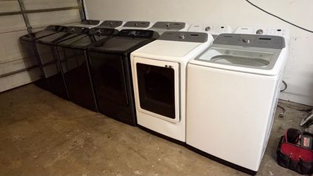 SAMSUNG XL ELECTRIC WASHER & DRYER SETS ✅✅ DELIVERED & INSTALLED