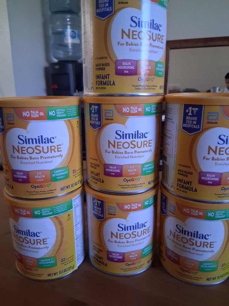 Similac Baby Formula  7 Cans  $13  Each 