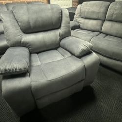 Brand new 3pc reclining set