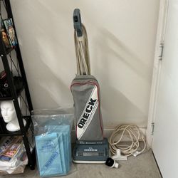 ORECK XL upright vacuum Extended Life, Celoc Hypo Allergenic Filter System with  (53 bags & extension cord.)