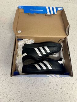adidas Superstar EL I Unisex Kids Sneaker 7K Black/White Leather Low EF5396