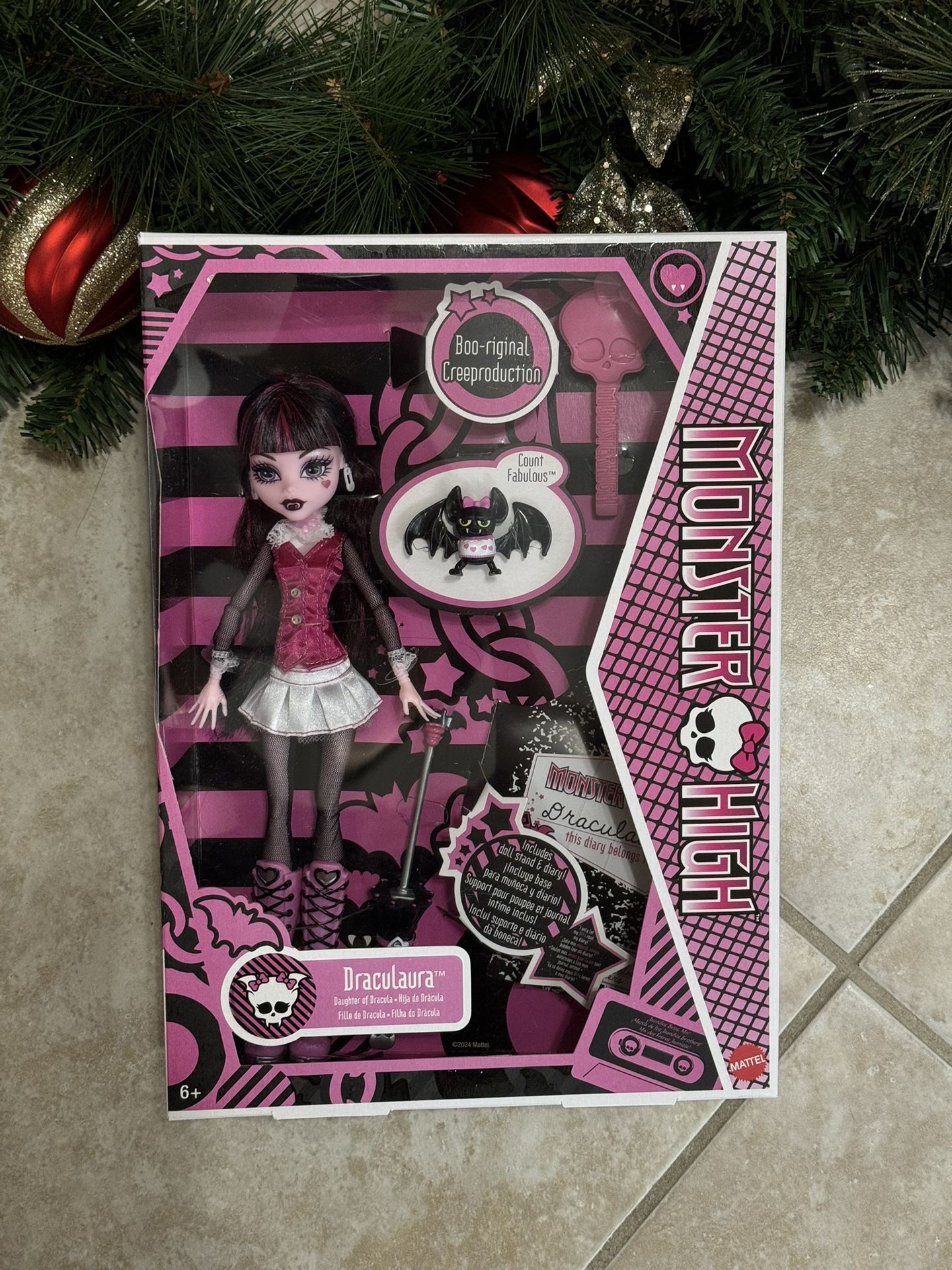 2024 Monster High Draculaura Boo-riginal Creeproduction Fashion Doll IN-HAND