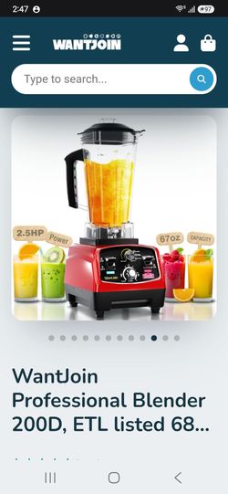WantJoin Professional Blender 200D brand new price cut furt come first served!!!
