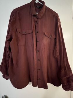 Madewell Heavy Linen Shirt Shacket