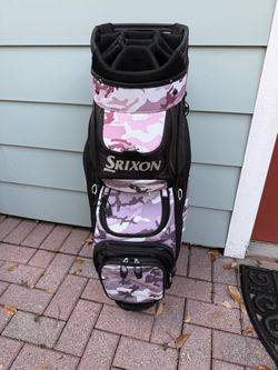 Srixon camo cart golf bag 14 way divider with cooler pocket