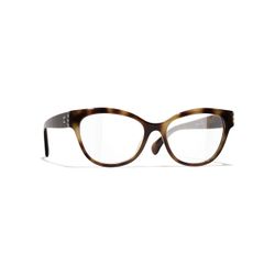 Chanel Cat-Eye Eyeglasses Tortoise Frame