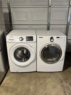 Samsung washer machine and gas dryer everything works we deliver