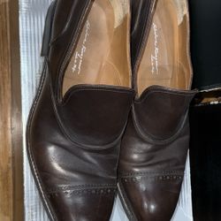 Brown Leather Salvatore Ferragamo Size 9.5