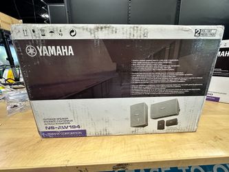 BRAND NEW- AUTHORIZED DEALER!!! Yamaha NS-AW194 Outdoor Speakers (Pair) (Black & White)