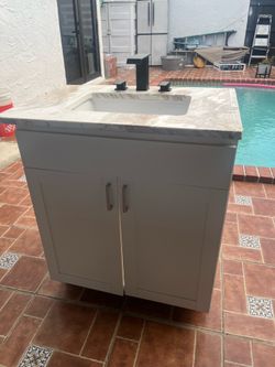 Bathroom Sink Included with Drawers