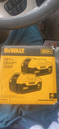 2pack 20v4ah batteries