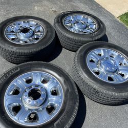 F-250 8-lug  20” Rims 275/65/20 