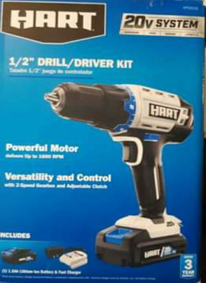 HART 1/2 DRILL/DRIVER SYSTEM