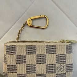 Louis Vuitton Key Pouch Wallet - White