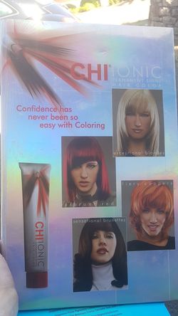 CHI Ionic Permanent Shine hair color swatch book