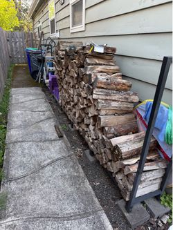 Free pile of 8 year old fire wood