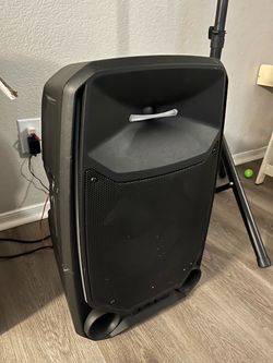 Portable PA Speaker with Stand