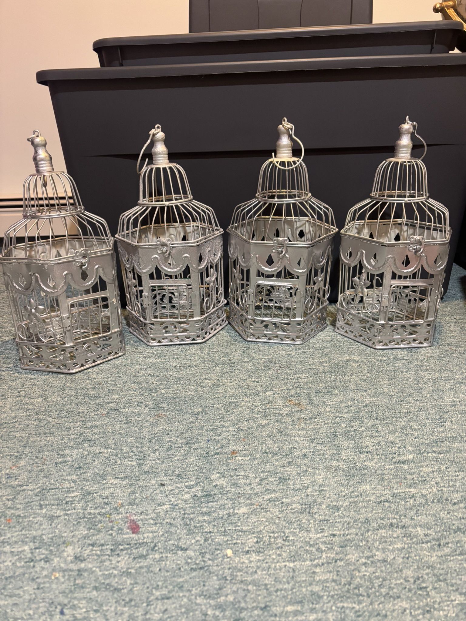 Decorative Metal Bird Cages For Wedding Showers or Decor