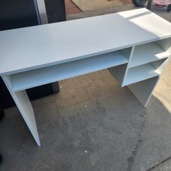 White Ikea Desk First Come First Serve 