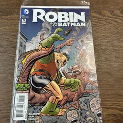 Robin Son of Batman # 5 (DC, 2015) 1st Print Monsters of the Month Variant Cover