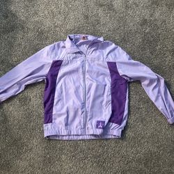 Lavender Windbreaker Jacket